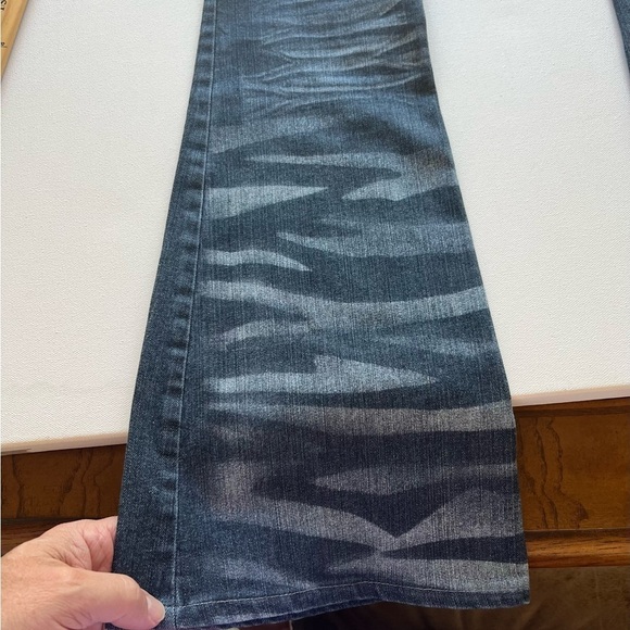 EUC Dereon Beyonce Girls Summer Flare Blue Denim Jeans Size 1/2 (R) - Picture 8 of 11